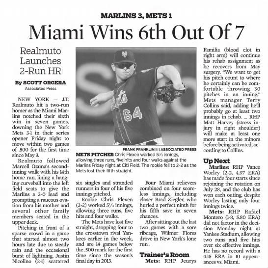 Miami Wins 6th out of 7